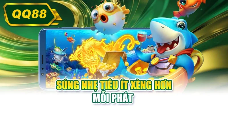 Súng nhẹ tiêu ít xèng hơn mỗi phát 